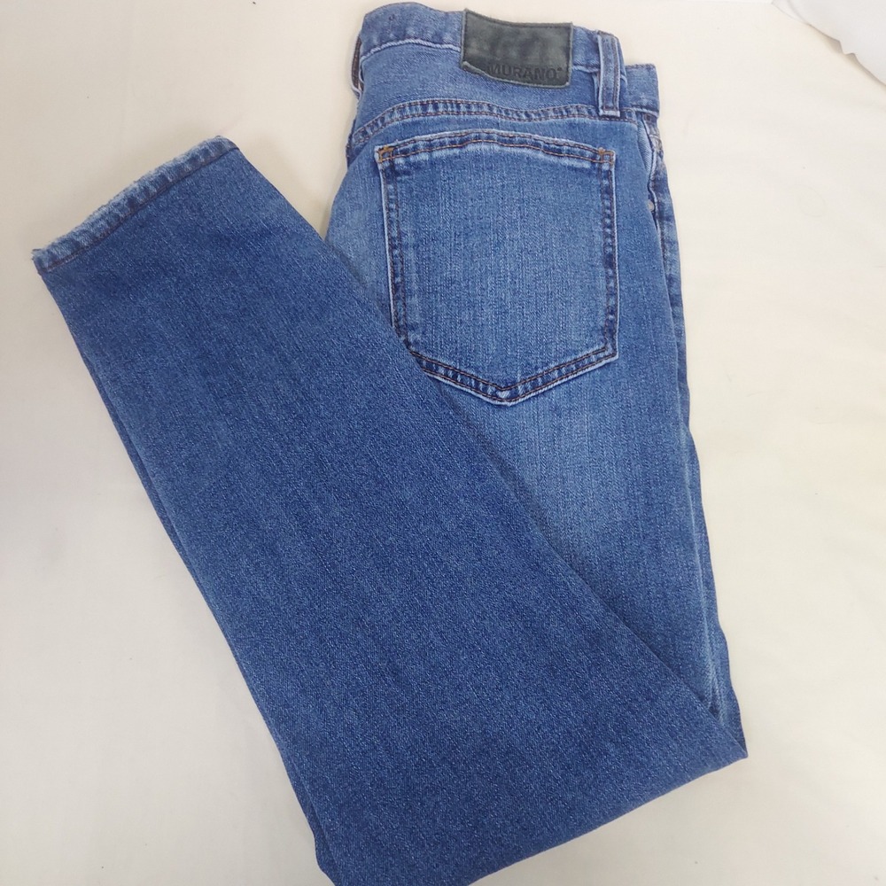 Murano Mens Evan Fit Denim Jeans Blue‎ Cotton Blend Size 29x30